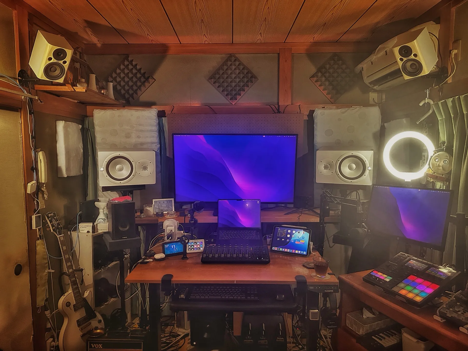 Retasu Sound Studio のコントロールルーム